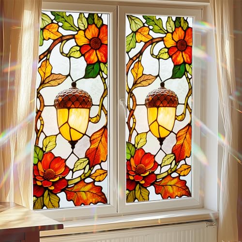 Película decorativa para ventana estilo vitral 17.7x39.3 pulgadas miniatura 7