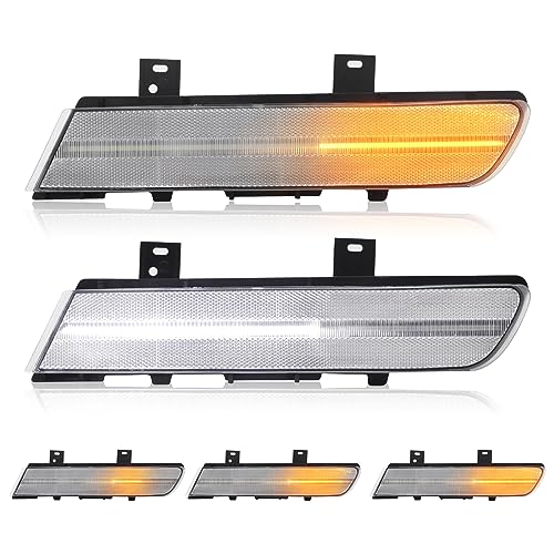 SHINEFIT LED Front Marker Corner Light for Corvette C4