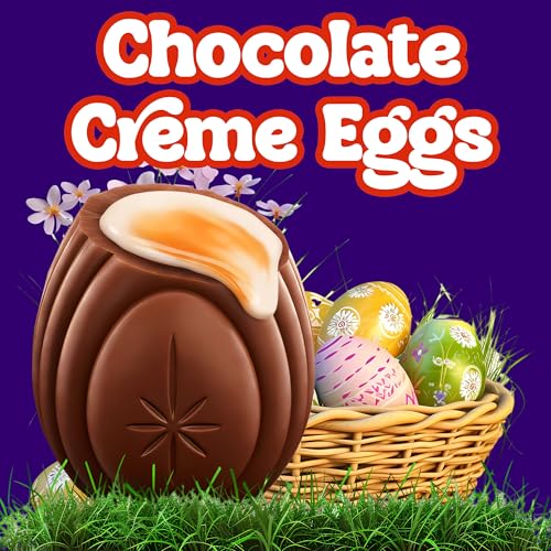 image for Partypom CadburyCreme Eggs Milk Chocolate Candy, Bulk 48 Count Individ