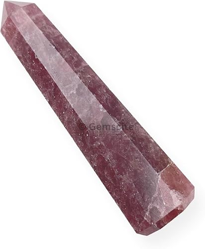 Miniatura 4 de WholesaleGemShop - Torre de obelisco de piedras preciosas de 3 pulgadas, faceta gigante, cristal de roca de Aura Rock Natural pulido Earth Wand