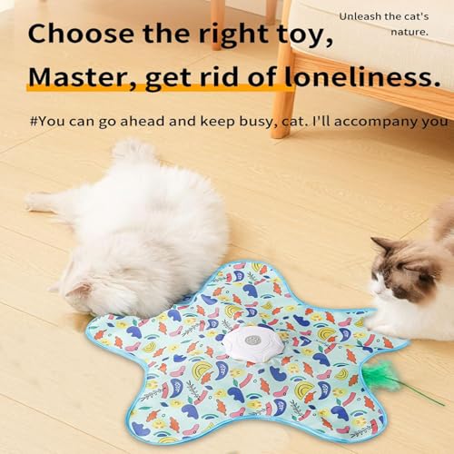 Jouet rechargeable pour chaton et grand chat à trois modes interactifs