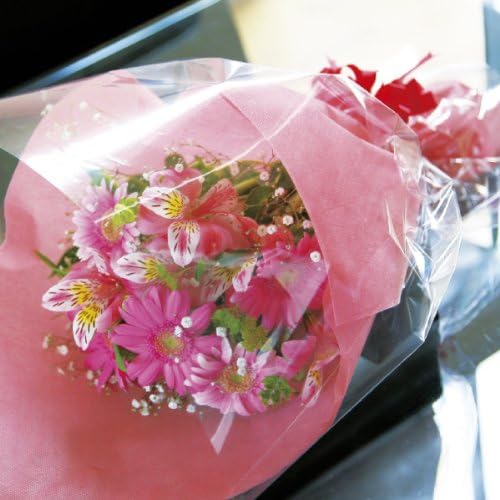 Amazon 花束 エレガント ガーベラ アルストロメリア かすみ草 花束 オンライン通販