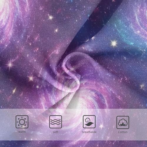 Bright Toddler Underwear Floral 2t Cotton Panties for Girl Colorful Swirl Nebulae Purple Briefs Undies Kids3