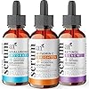 artnaturals Anti-Aging-Set with Vitamin-C Retinol and Hyaluronic-Acid – (3 x 1 Fl Oz / 30ml) Serum for Anti Wrinkle and Dark Circle Remover – All Natural and Moisturizing