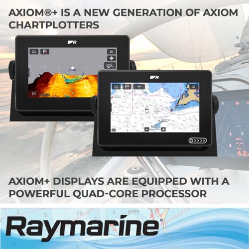 Image of Raymarine Axiom+ 7 RV, Multi-Function 7 inch Display with Integrated RealVision 3D, 600W Sonar, no transducer with North America Lighthouse Chart, Black (E70635-00-102)