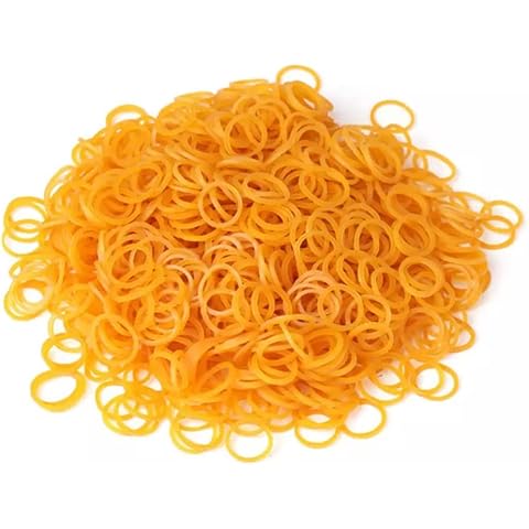 UrbHome Elastic Rubber Bands For Hair, Brown Rubber Bands, Mini Rubber Bands, Assorted Size, 600 Pack Cover