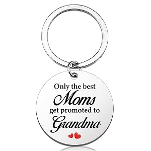 New Grandma Gifts Keychain Pregnancy Announcement Gifts for First Time Grandma New Grandmother