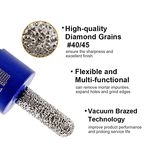 Kit de brocas diamante SHDIATOOL 12 piezas variadas miniatura 7
