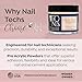 Tones Pro Acrylic Nail Powder, Perfect Pink (Soft Pastel Pink), (3.5 Fl Oz) - Long-Lasting & Non-Yellowing Polymer for Salon Quality Nail Extensions & 3D Art