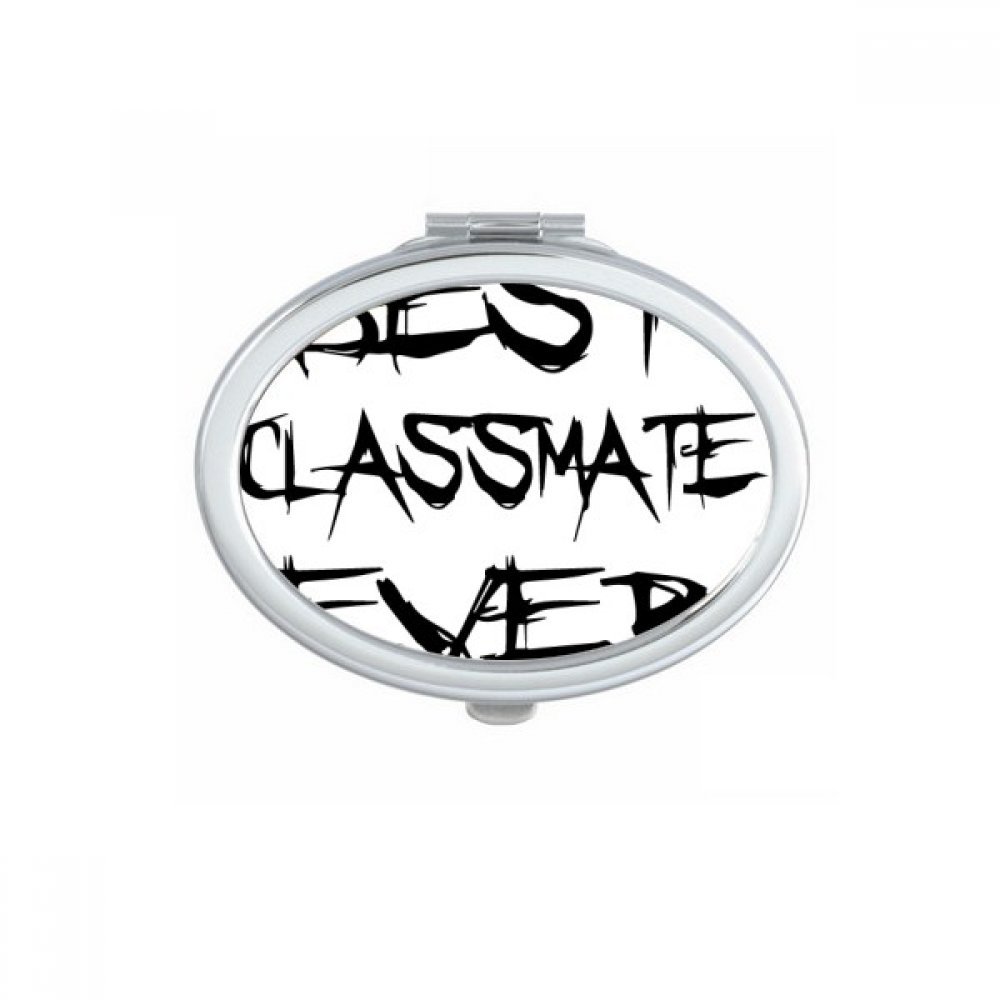 Miroir compact mignon et portable pour retouches maquillage de saison