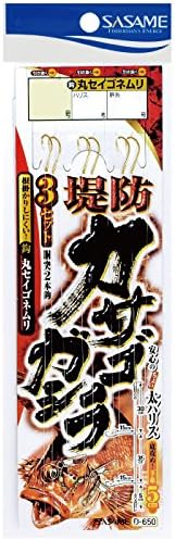 Amazon ささめ針 Sasame D 650 堤防カサゴ ガシラ3セット フック A 11 2 5 釣り針 ささめ針 Sasame 完成仕掛け