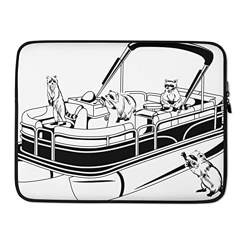 Funda para portátil Renerded Raccoon Boating miniatura 1