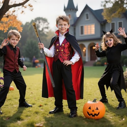 Disfraz de vampiro para niño talla grande miniatura 4