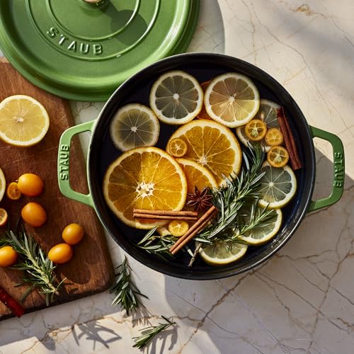 Image of Staub Cast Iron 4-qt Round Dutch Oven - Pistachio