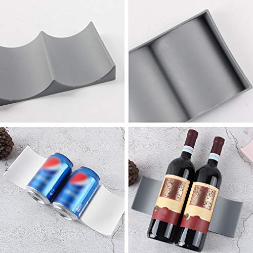 Soporte moderno para botellas de vino apilable miniatura 5