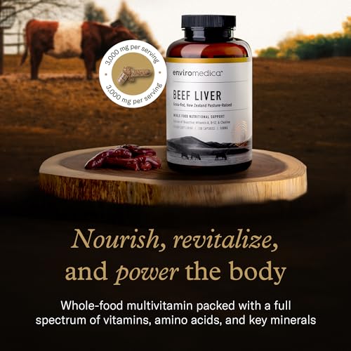 Enviromedica Grass Fed Beef Liver Capsules