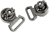 YakAttack Horizontal Tie-Downs - 2 Pack | Kayak Track Mount Anchors for Crates, Bags & Bungee | Compatible with MightyMount, GearTrac & Most Factory Tracks | Made in USA