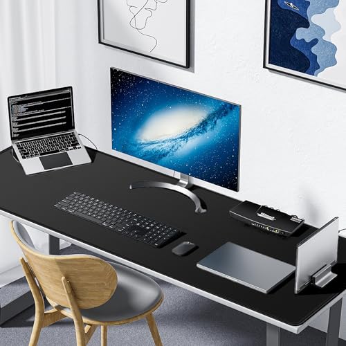 Image of LL-COEUR XXL Black Mouse Pad Gaming Keyboard Mat Laptop Office Desk Mat (1400 x 500 x 3 mm)