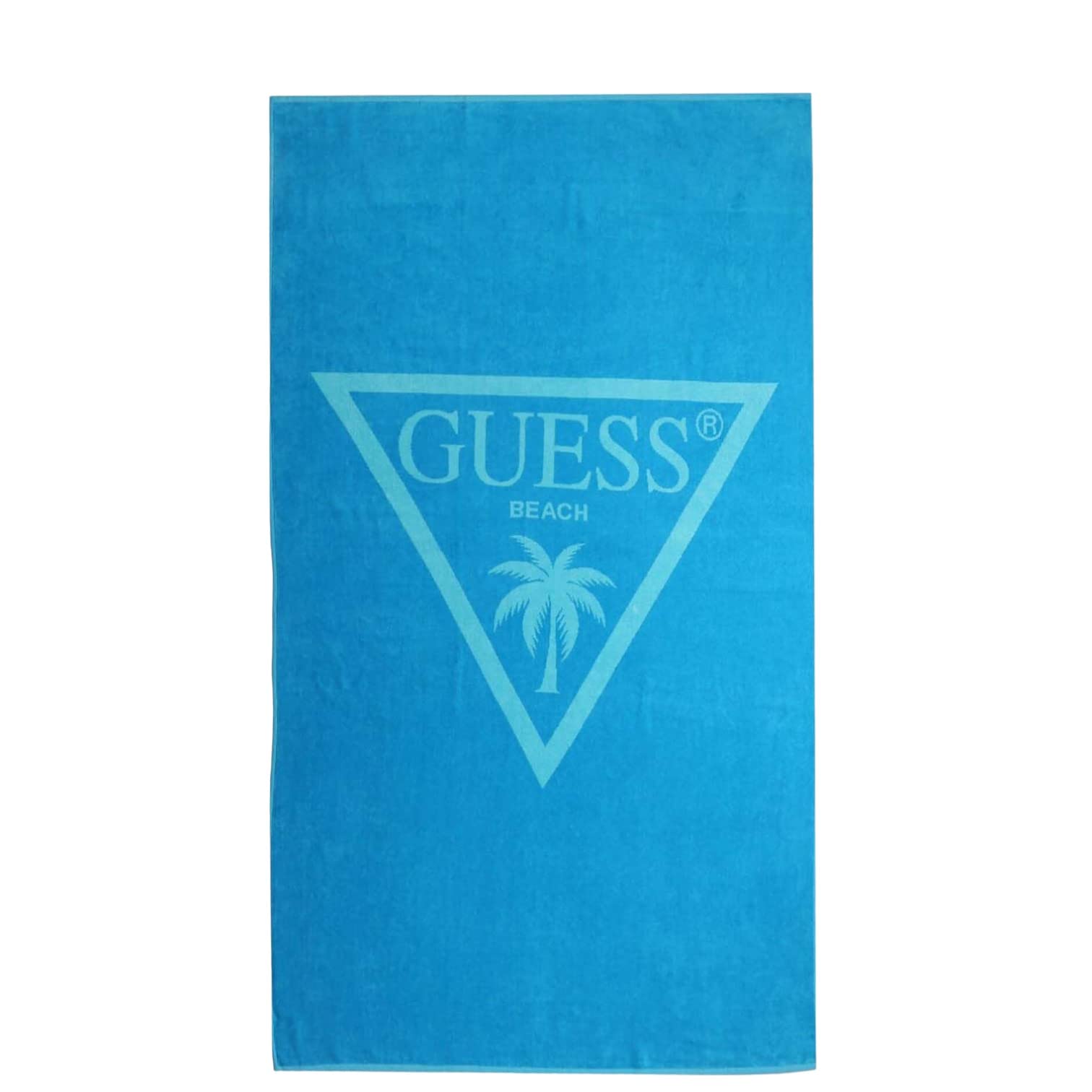 Guess - Toalla de baño con logo grande para mujer, Diamante Azul, Talla única