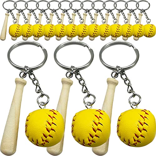 Porte-clés de baseball BESPORTBLE x16 cadeau anniversaire