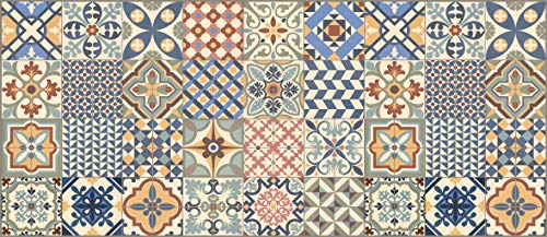 Vilber Toledo DU 01 78X180 Alfombra, Vinilo, Multicolor-01, 78 x 180 x 0.22 cm