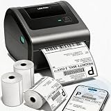 Phomemo Imprimante d'&eacute;tiquettes Bluetooth DHL, D450BT &Eacute;tiquettes d'exp&eacute;dition Imprimante Livr&eacute;...
