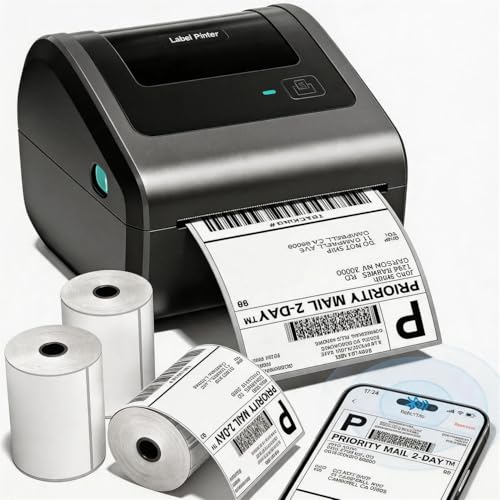 Image of Phomemo D450BT Thermal Label Printer 4x6,shipping label printer