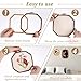 9 Pcs Large Embroidery Hoop Frame Imitated Wood Display Frame Wooden Embroidery Hoops Cross Stitch Hoop Ring for Art Craft DIY Sewing and Hanging Ornaments Circle Oval Octagonal