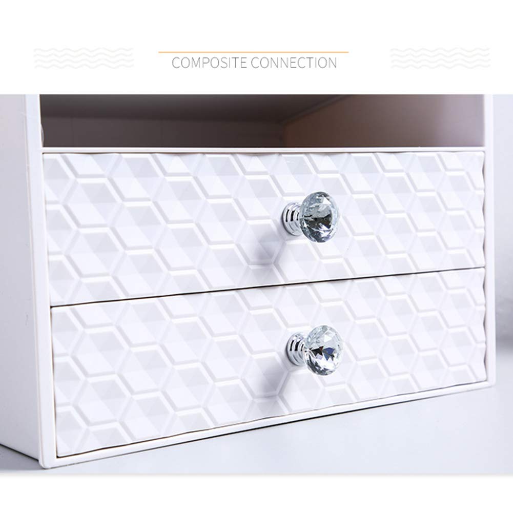 Caja Cosméticos Organizador, Organizador del Maquillaje, La Joyería Ajustable Y El Soporte De Exhibición Cosmético Saludable