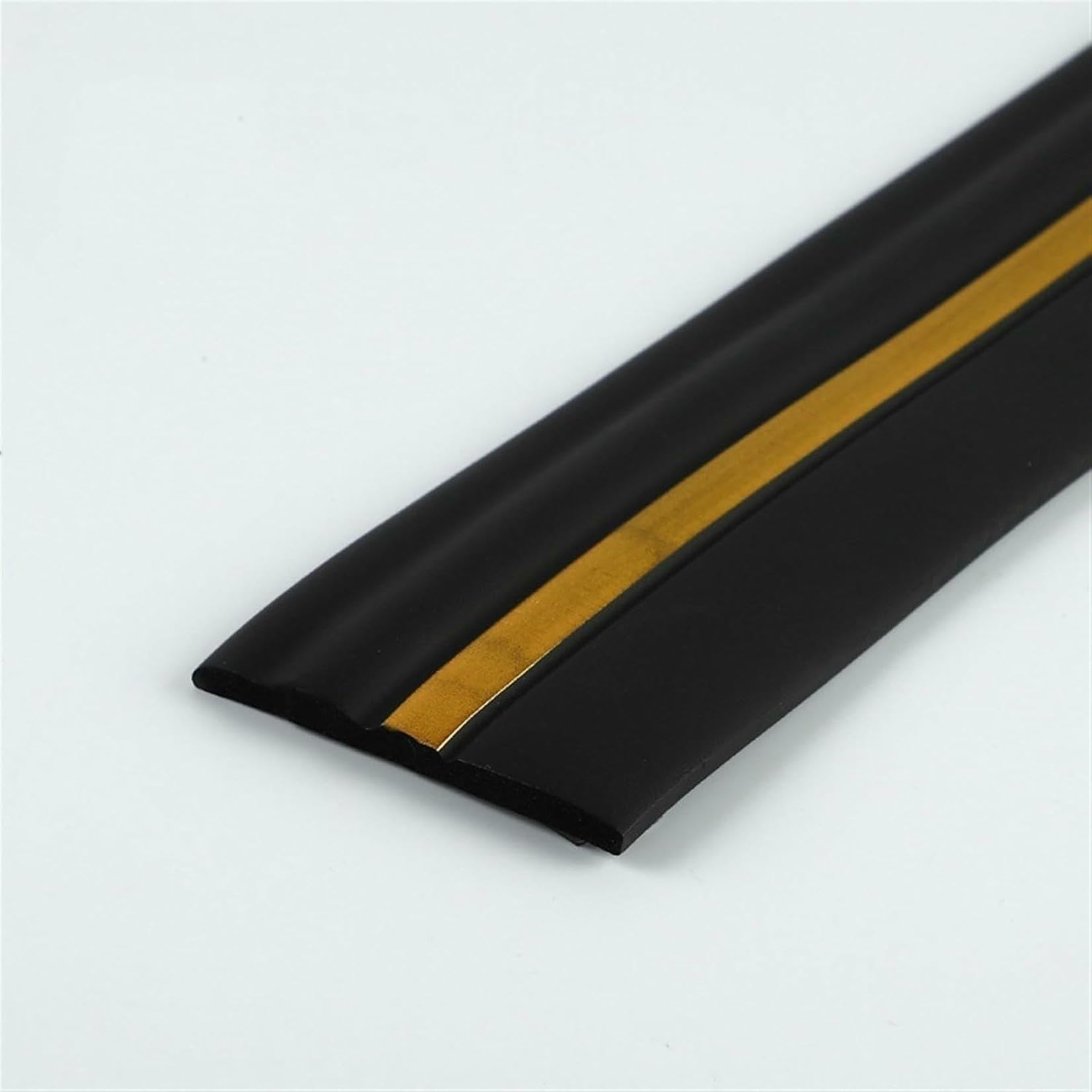 Moldura de base flexible autoadhesiva vinilo para pared rodapié de goma pelar y pegar negro oro