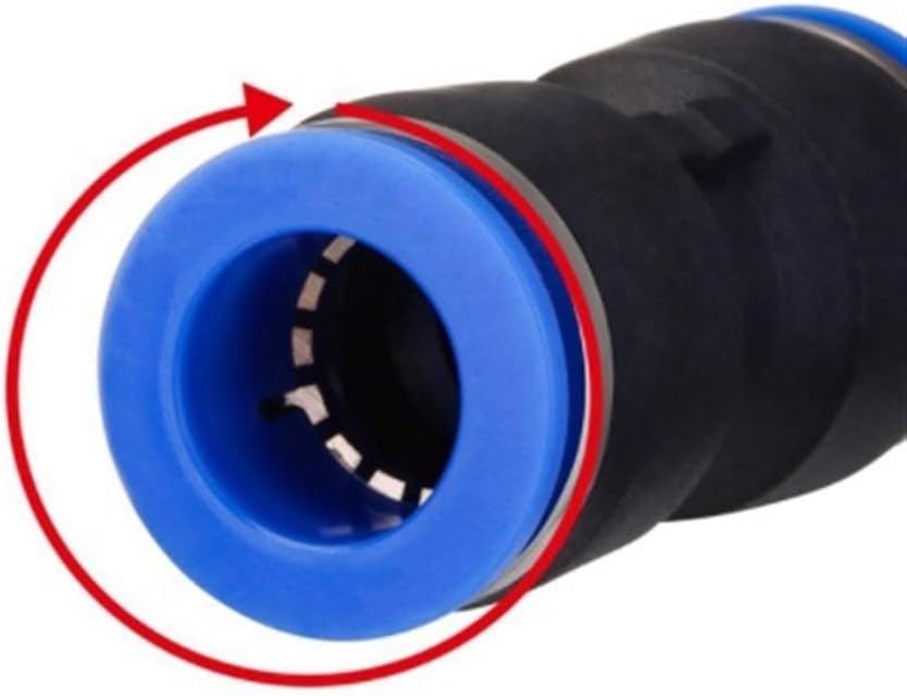 40PCS/Pack 6/8/10/12MM Pneumatic Fittings Straight Type Plastic Connector For Connect Air Hose PU Pipe And Water Hose Gas