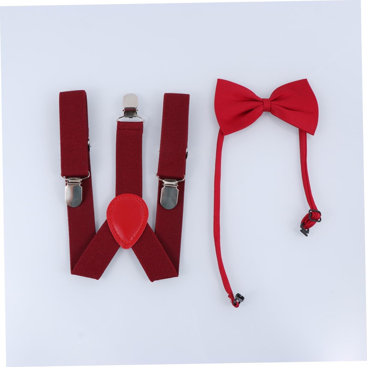 X Back Elastic Suspenders Funny Apron Wacky Academy Style Party Accessory Outfit Bow Ties for