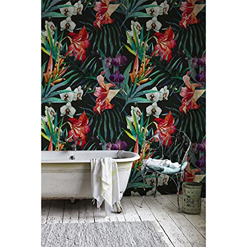 Papier peint stickers muraux haut de gamme Amazon Flowers décoration salon - 2