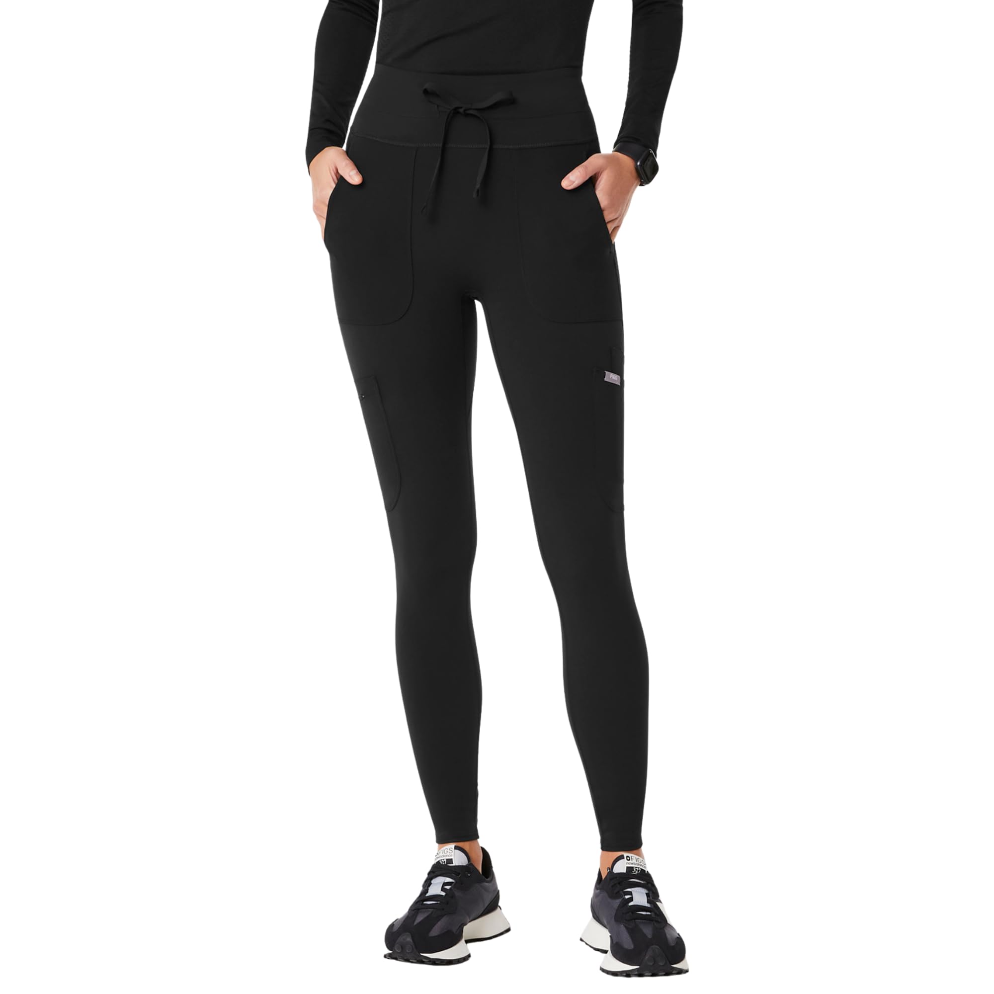 FIGS Seville High Waisted ScrubLegging for Women — Slim Fit Scrub Pant Legging, 6 Pockets, Form-Fitting, 4-Way Stretch