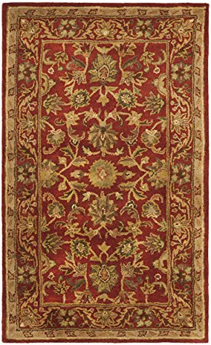 Tapete artesanal tradicional SAFAVIEH 91x152 cm rojo miniatura 3