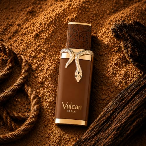 Image of French Avenue Vulcan Sable Eau De Parfum 100ml | Luxury Long Lasting Oriental Woody Fragrance for Men & Women | Whiskey, Mandarin, Cashmeran, Vanilla & Benzoin Notes