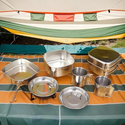 Set de cuisine extérieur pour poêle compact pour le pique-nique