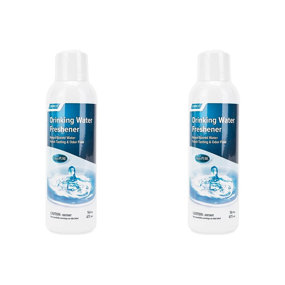 CamcoTastePURE Drinking Water Freshener - Prevents Algae and Slime Build Up in Your Drinking Water Tank, Rids Odors and Bad Tastes 16 oz (40206) (Pack of 2)