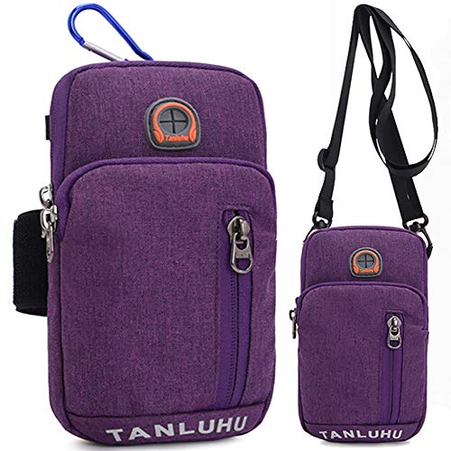 Peicees Running Armband, Arm Cell Phone Holder Sports Arm Bag iPhone Pouch Arm Case for Running, Fitness Gym Workouts, Compatible with iPhone X/8/7/6/Plus, Samsung Galaxy S9/S8/S7/S6/Edge/Plus & LG