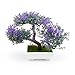 DEANKEJI Künstlicher Bonsai, Charming Kunst Pflanzen, Add Ambience Fake Pflanzen, für Esszimmer, Wohnzimmer, Schlafzimmer, Büro Dekoration