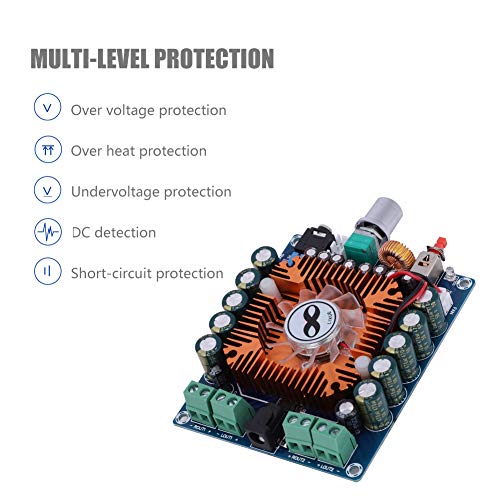 Amplificateur stéréo HiFi 4 canaux Annadue 50W DC 12V - 7