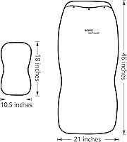 Vista 2 de Sojoy IsoTowel Funda para Asiento Delantero de Automóvil - Protector de Asiento de Automóvil de Microfibra Absorbe Sudor - Secado Rápido