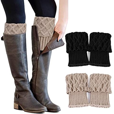 PHOGARY Winter Crochet Knitted Boot Cuffs Cover