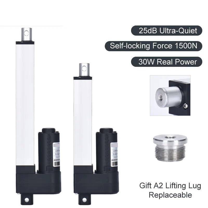 Electric Linear Actuator DC24V 30W Motor 650mm-800mm Stroke MAX800N Load(24V 650MM Stroke,25MMS 400N)
