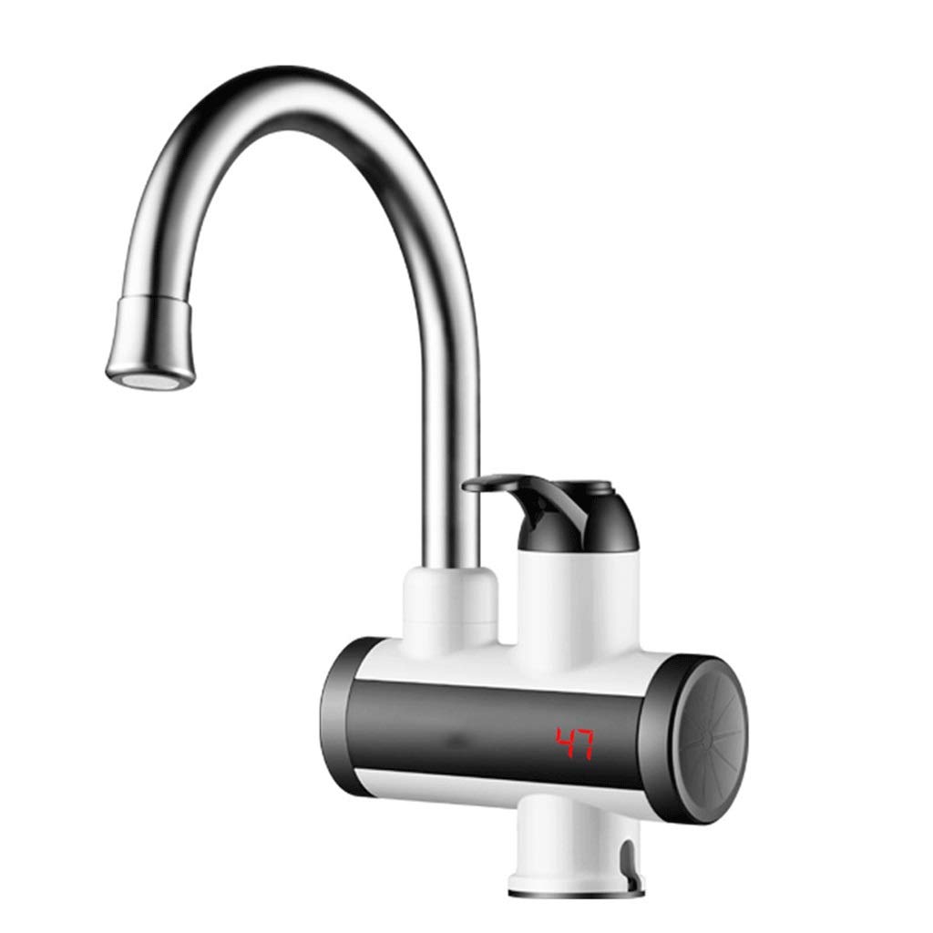 Mélangeur monobloc évier blanc au design contemporain haut de gamme avec écran numérique LED