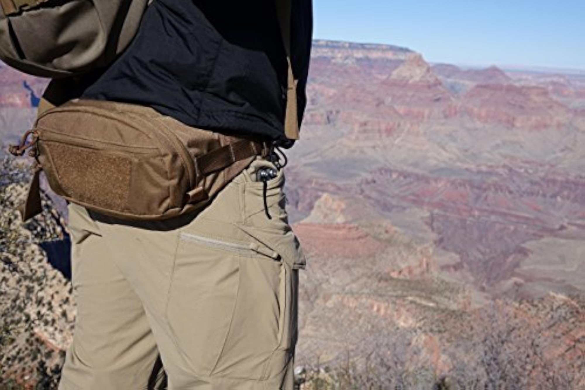 Urban Bandicoot Black Waist Pack, One Size
