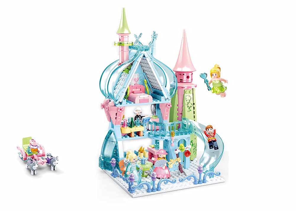 Sluban of Winter-Fairy Tale Castle 447pcs, M38-B0898, Multicolor