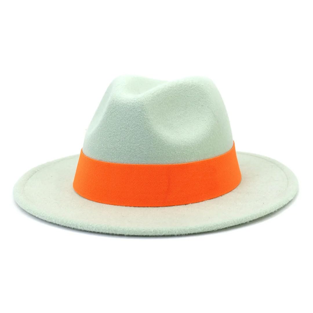 Cappello Fedora formale a tesa larga in feltro cappello di lana per festa di nozze cappello nastro Panama Sombrero Jazz Cap