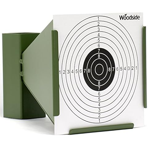 Woodside 14cm Funnel Target Holder with 100 Targets Cover