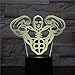 Produktbild 3D Nachtlicht 3D Tischlampe Hercules Led Nachtlicht Usb Touch Sensor Dekorative Lampe 7 Farben Rgb Männer Fitness Nachtlicht Muskel Schlafzimmer Dekor